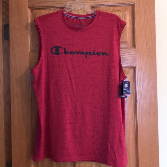 Champion Shirts Mens Champion Sleeveless Tee Poshmark